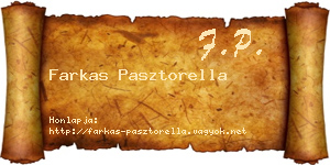 Farkas Pasztorella névjegykártya